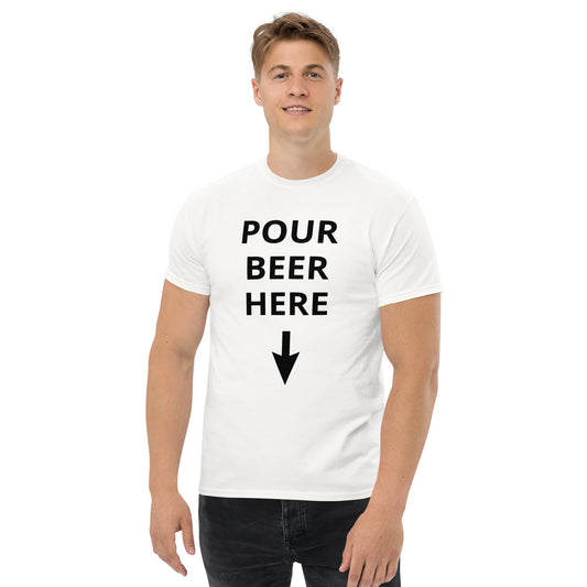 POUR BEER HERE T-SHIRT